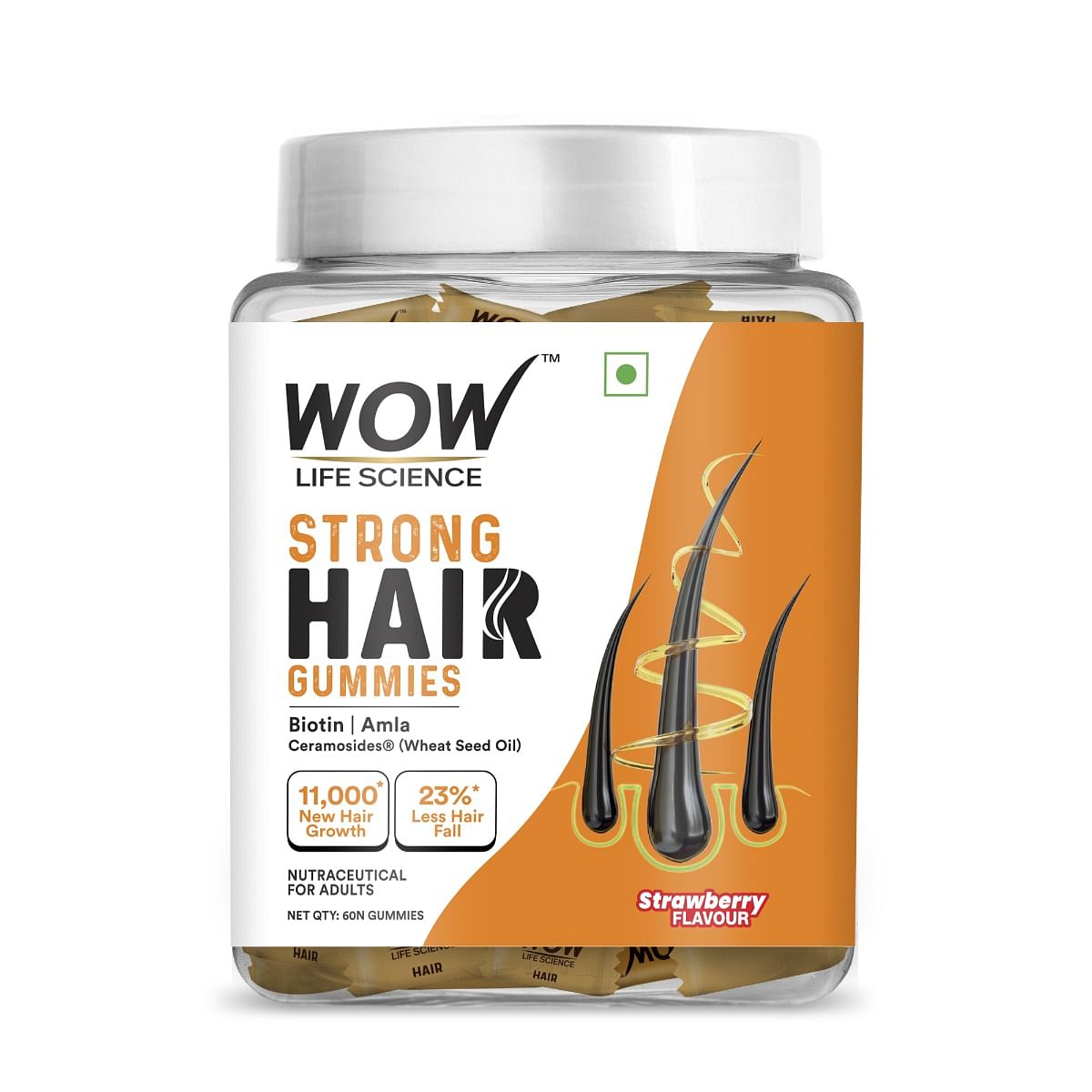 

WOW Life Science Strong Hair Gummies - 60 Gummies