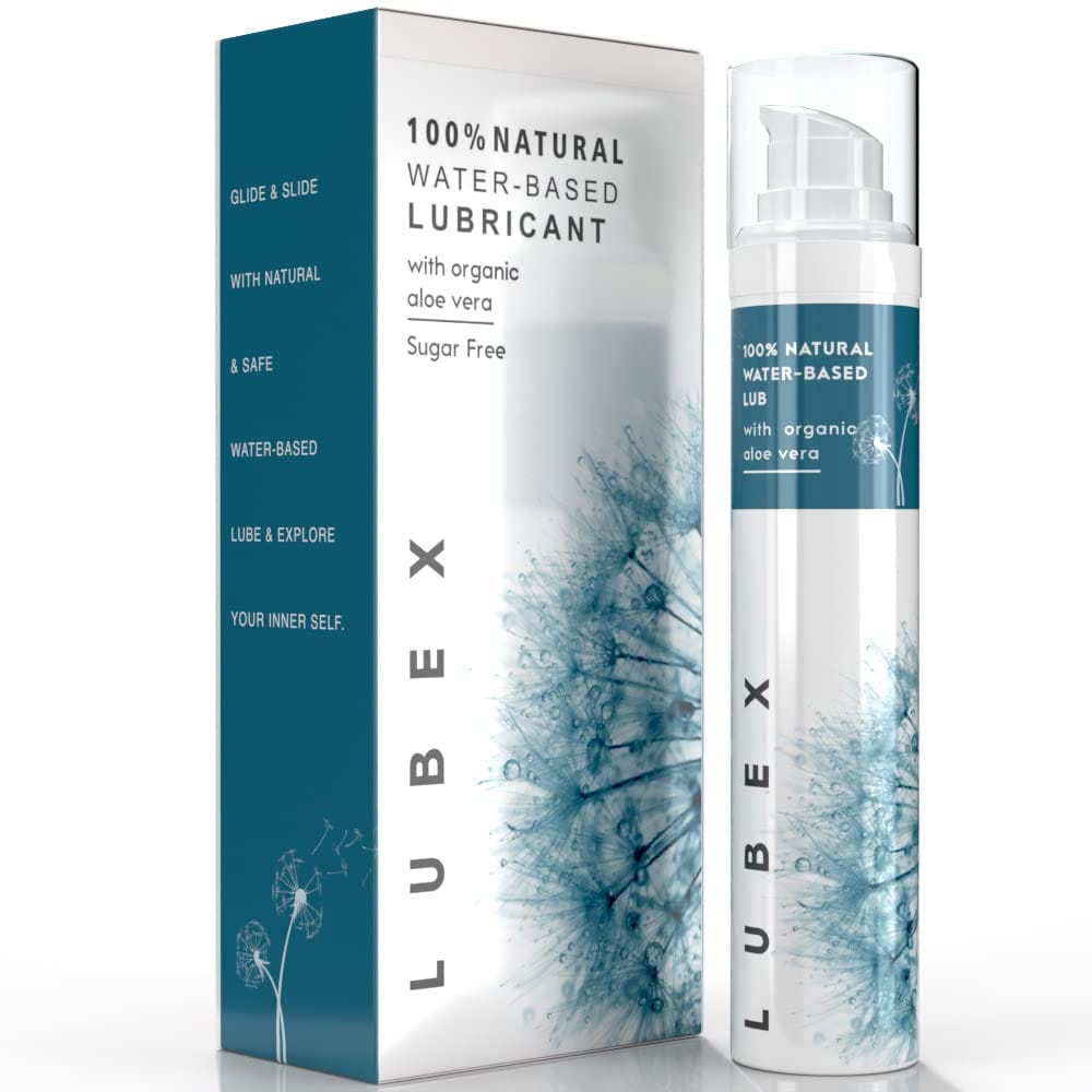 Lubex Lubricant Gel (Water-Based) Natural Lube with Aloe Vera for Her, Him  & Couples - Vanilla Flavour