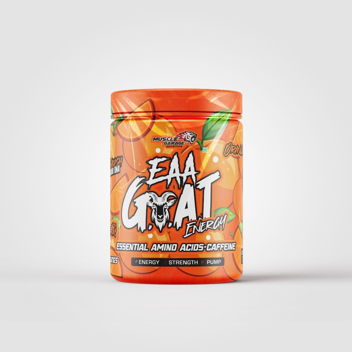 

Muscle Garage Goat EAA with Amino Acid for Energy and Strength | 30 servings | Orange