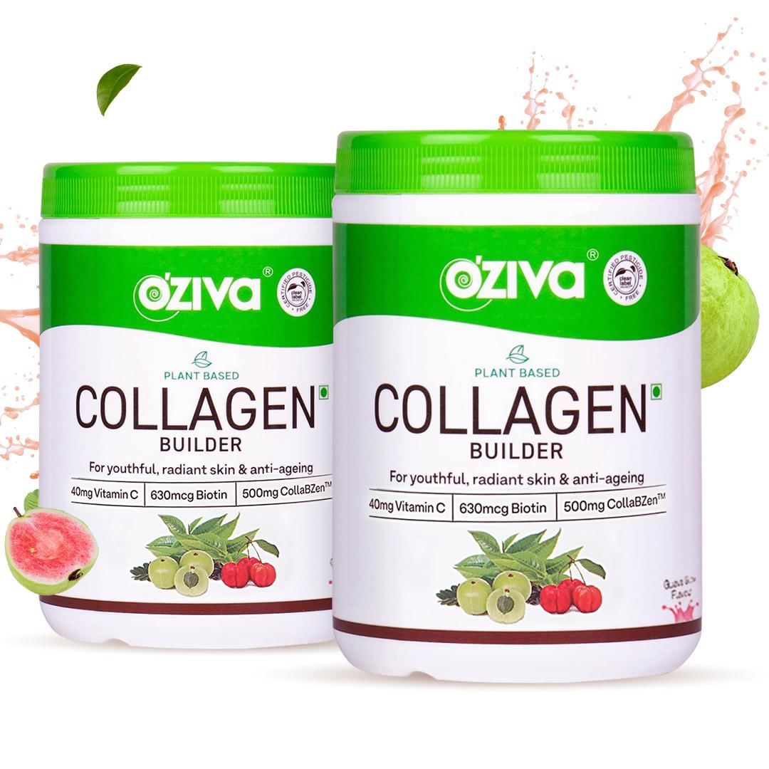 OZiva Collagen Builder for Brighter & Youthful Skin PlantBased
