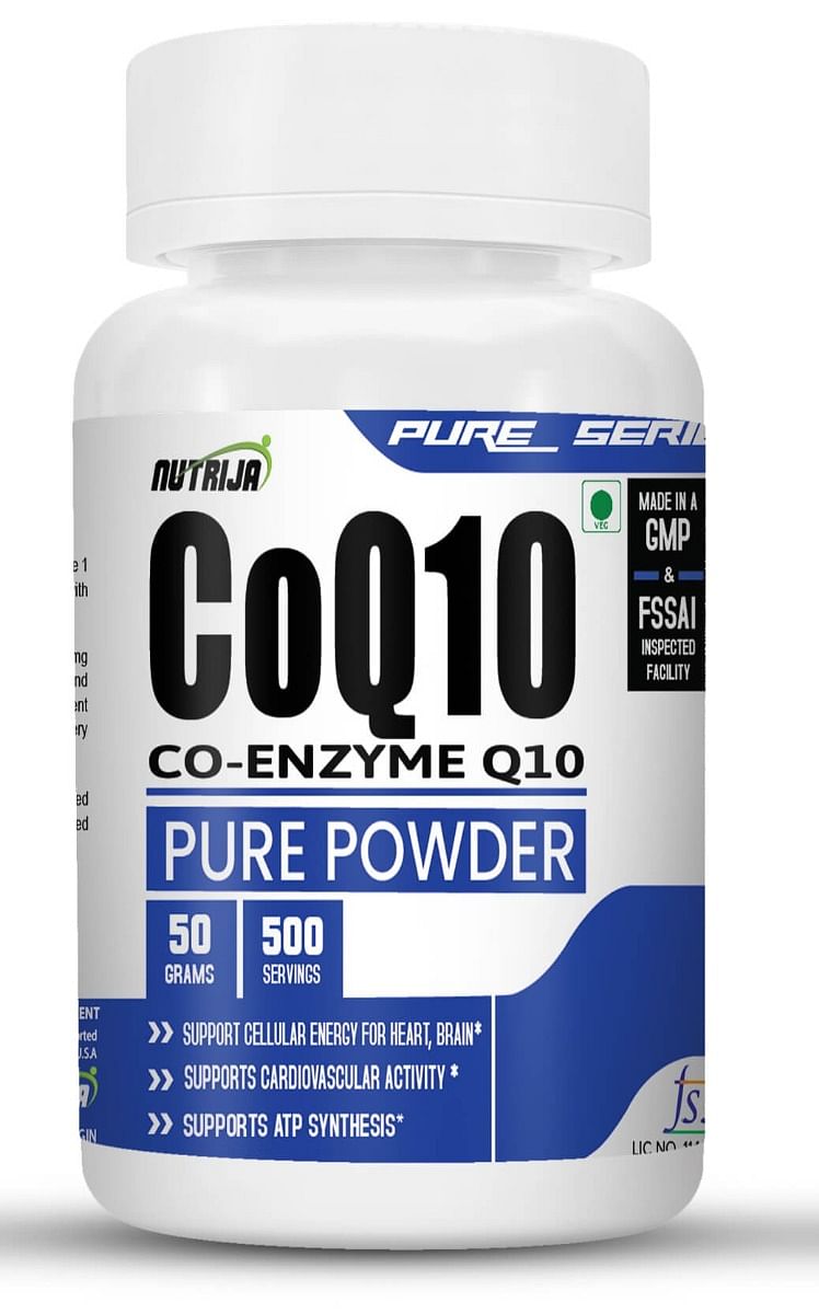 

NutriJa COENZYME (COQ10) POWDER - Rich in Antioxidant, Promotes Heart Health & Boosts Energy (50 Grams)