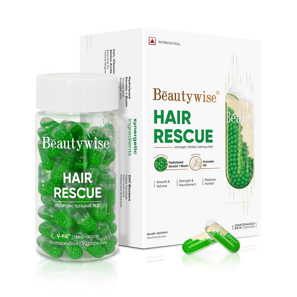 

Beautywise Hair Rescue Biotin Capsules( 30 capsules)