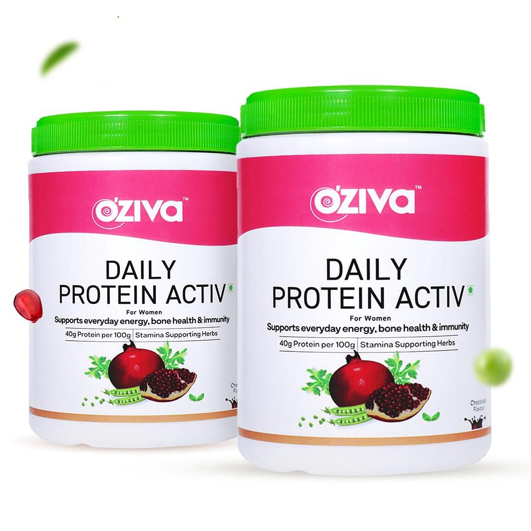 

OZiva Daily Protein Activ for Women for Improved Energy with Probiotics, 600g, Chocolate