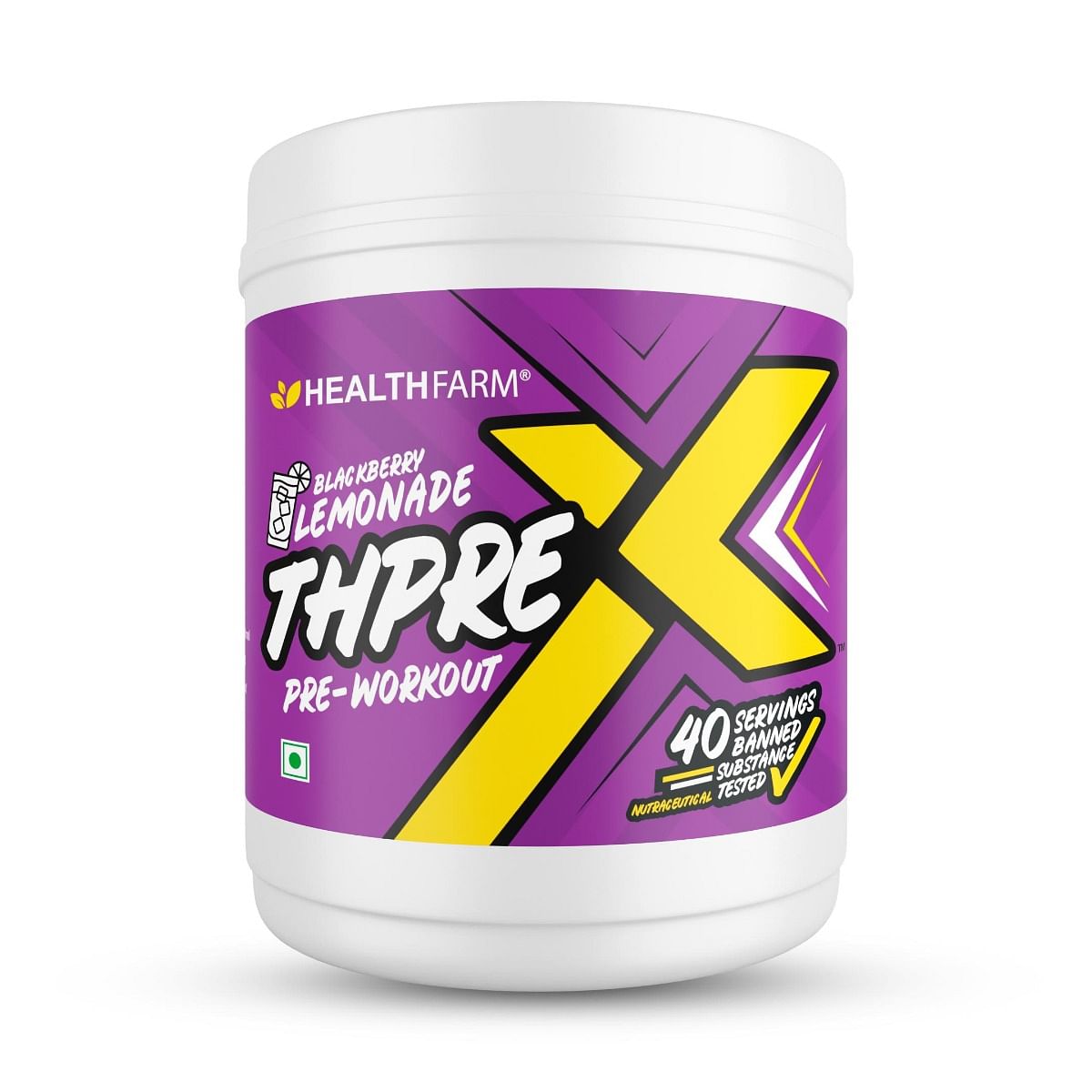 

Healthfarm Thpre X Pre Workout Powder| Sports Nutrition Supplement for Men & Women - For Working Out, Hydration, Mental Focus & Energy - 40 Serving...