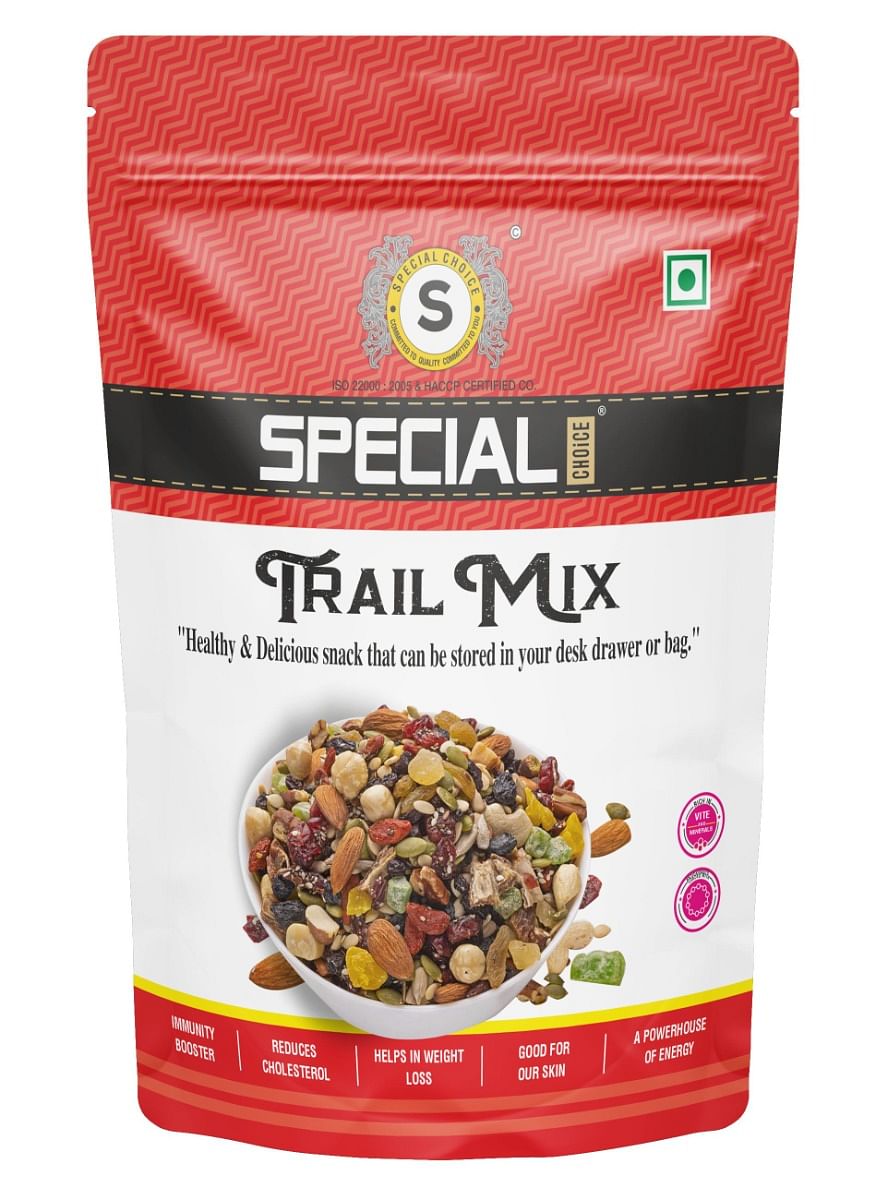 

Special Choice Trail Mix 250g (Almonds & Cashew (Roasted & Sated) , Dried Fruits & Seeds) x 3