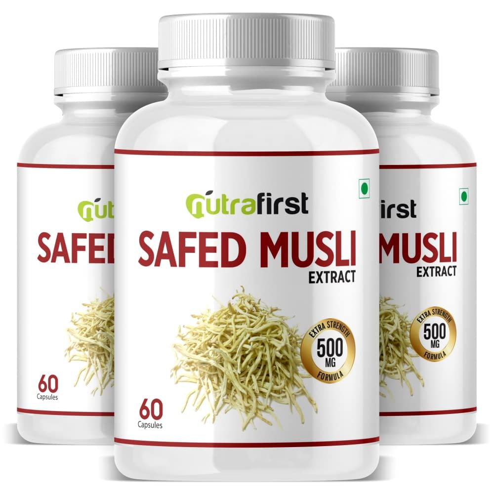 

NutraFirst Safed Musli Capsules 3B (3 X 60 Capsules)