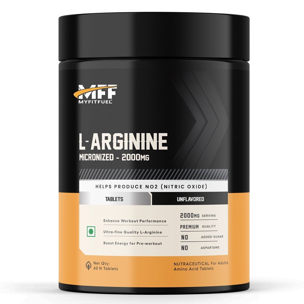 

MyFitFuel L-Arginine (2000 mg) 60 Capsules