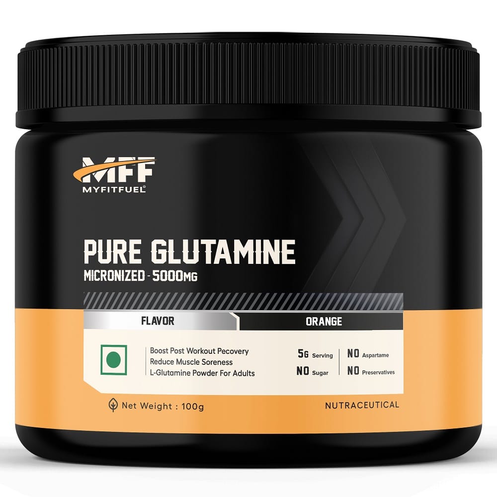 

MyFitFuel Pure Glutamine (.44 lbs) 100 gm (Orange)