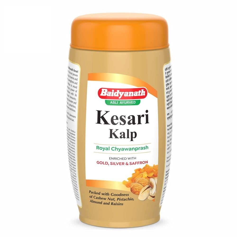 Baidyanath Nagpur Kesari Kalp Chyawanprash | Natural Immunity Booster |Enriched With Gold, Silver And Saffron