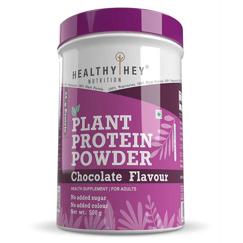 

HealthyHey Nutrition Plant Based Vegan Protein Powder, Low Net Carbs, Non Dairy, Gluten Free, Lactose Free, No Sugar Added, Soy Free, Non-GMO, 500 ...