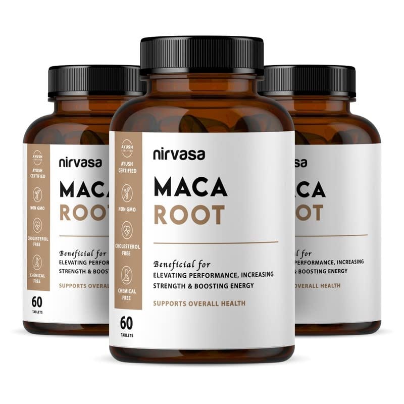 

Nirvasa Maca Root Tablets 60 Tablets Set of 3