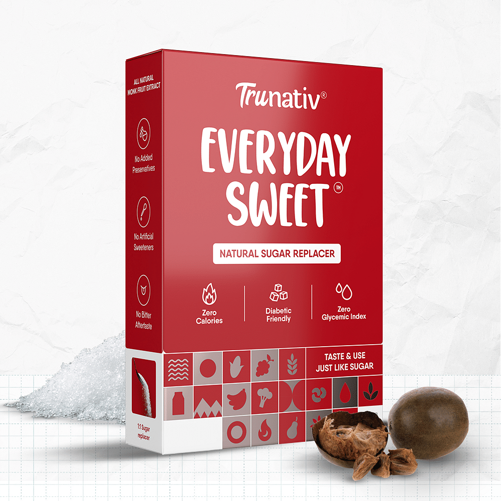 

TruNativ Everyday Sweet | Natural 1:1 White Sugar Replacer | Monk Fruit Extract | Zero Calories - Zero Carb - Diabetic Friendly | Cook Bake Blend -...