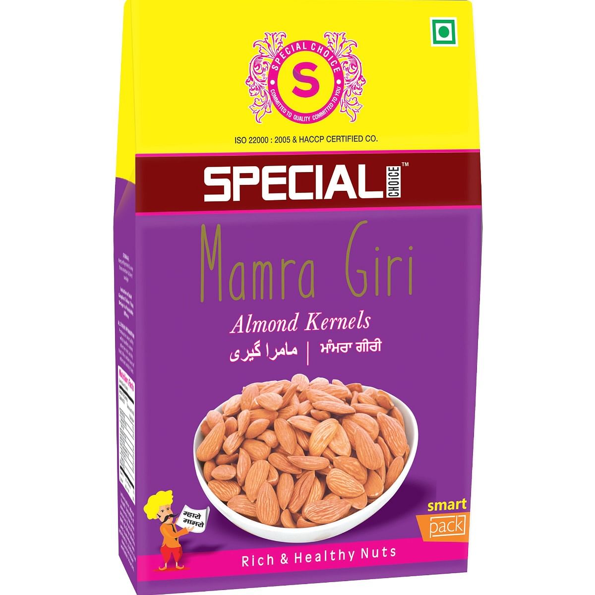 

Special Choice Mamra Giri (Almond Kernels) Vacuum Pack 100g x 1