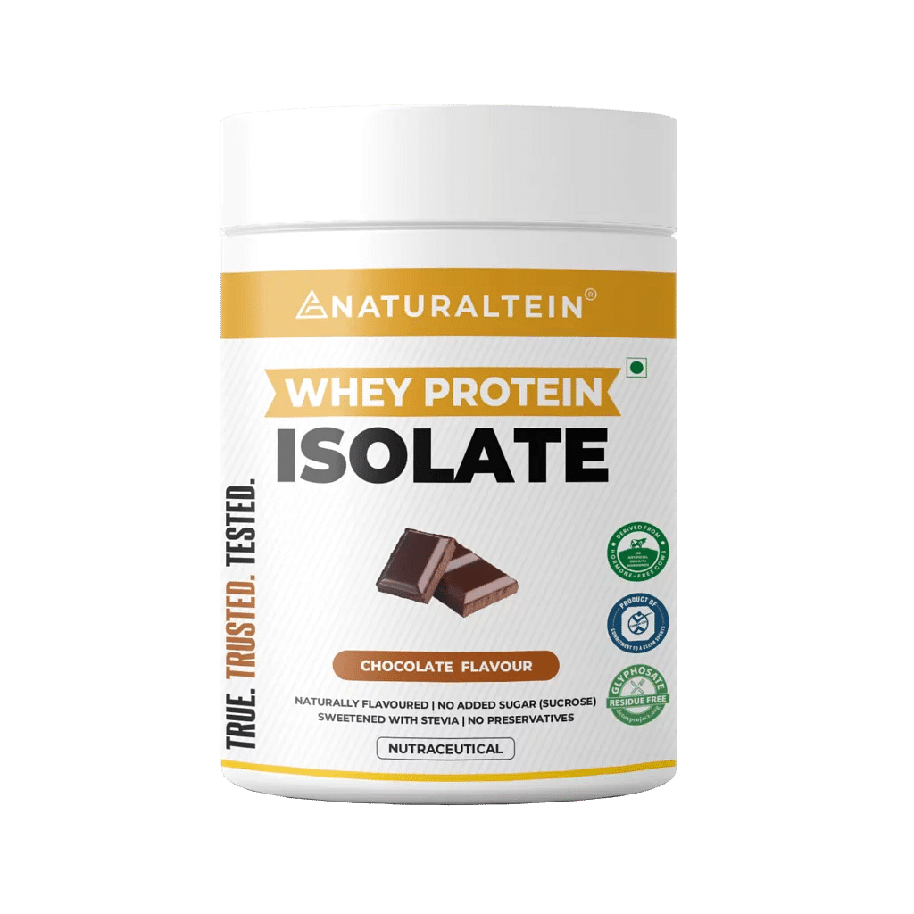 

NATURALTEIN Whey Protein Isolate Chocolate - 300 gm