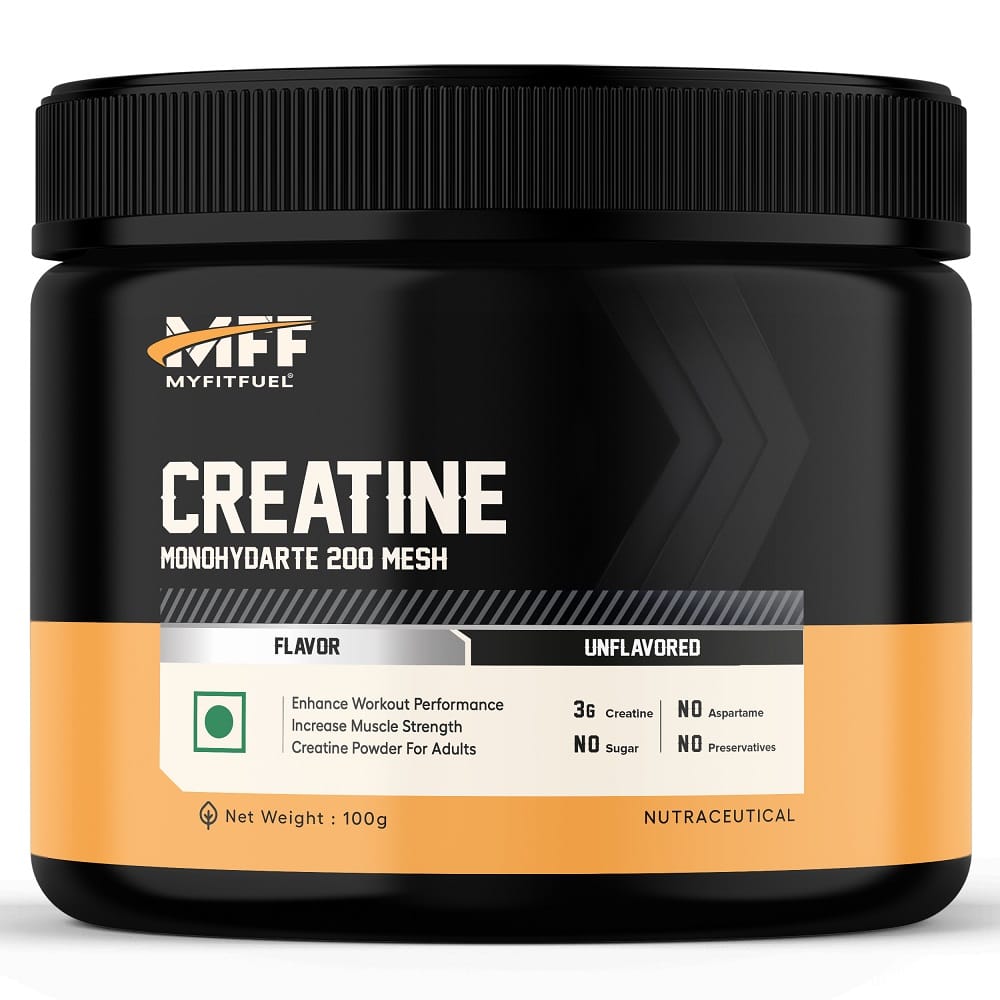 

MyFitFuel Creatine Monohydrate 200 mesh (.22 lbs) 100 gm Unflavored