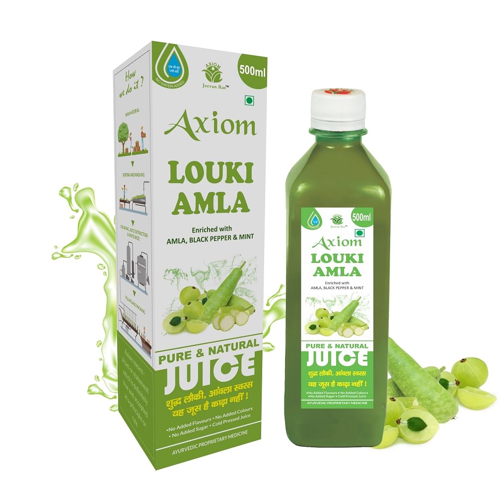 

Axiom Louki Amla Juice|Goodness of Lauki And Amla Extract|Helpful in Manage blood Pressure|Aids in Weight Loss - 500ml