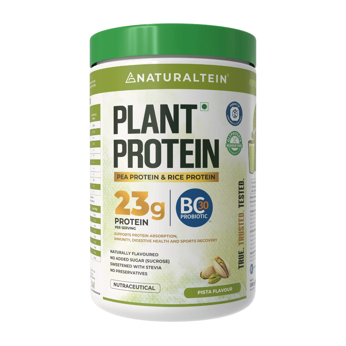 Naturaltein Plant Protein - 500 gm (1.1 Lb)-image-36