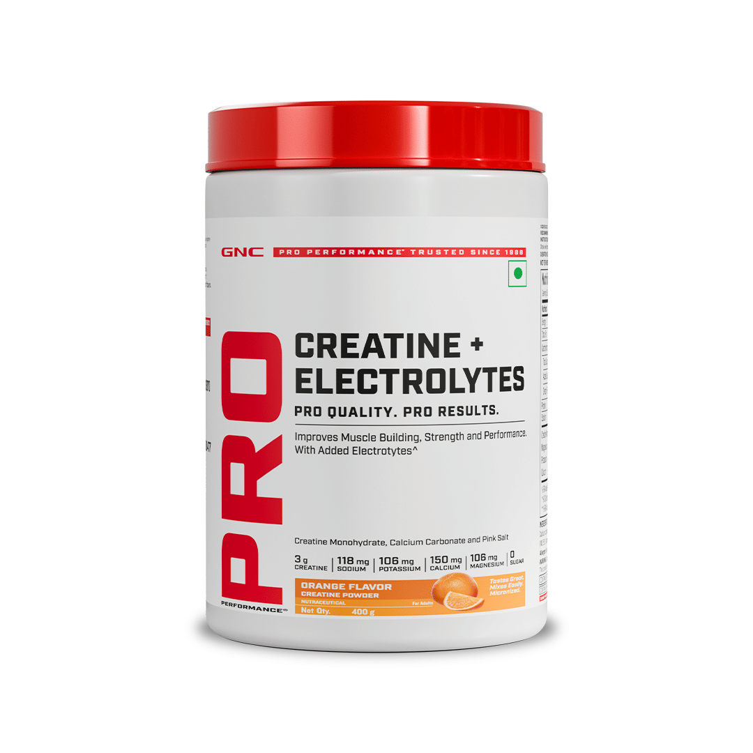 

GNC Creatine+ Electrolytes | 3g Creatine Monohydrate + Sodium, Potassium, Calcium, Magnesium | Boosts Muscle Growth, Hydration, Energy & Recovery |...