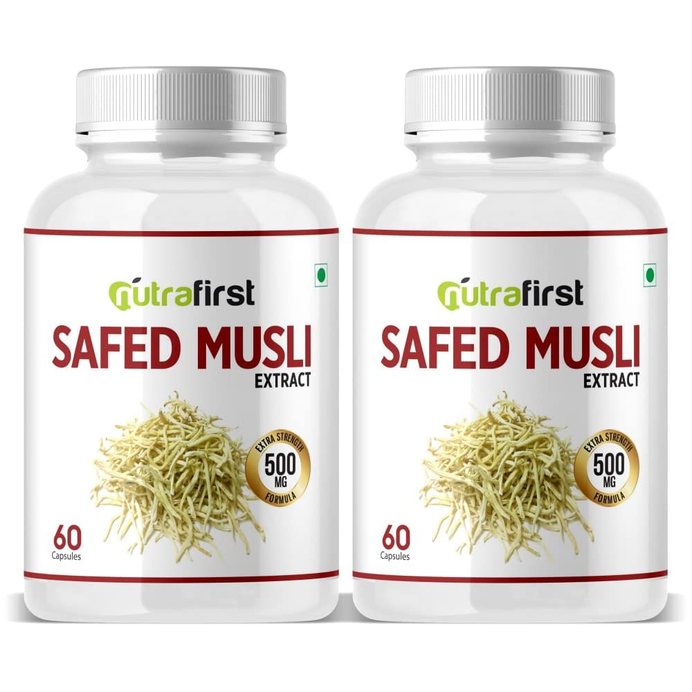 

NutraFirst Safed Musli Capsules 2B (2 X 60 Capsules)