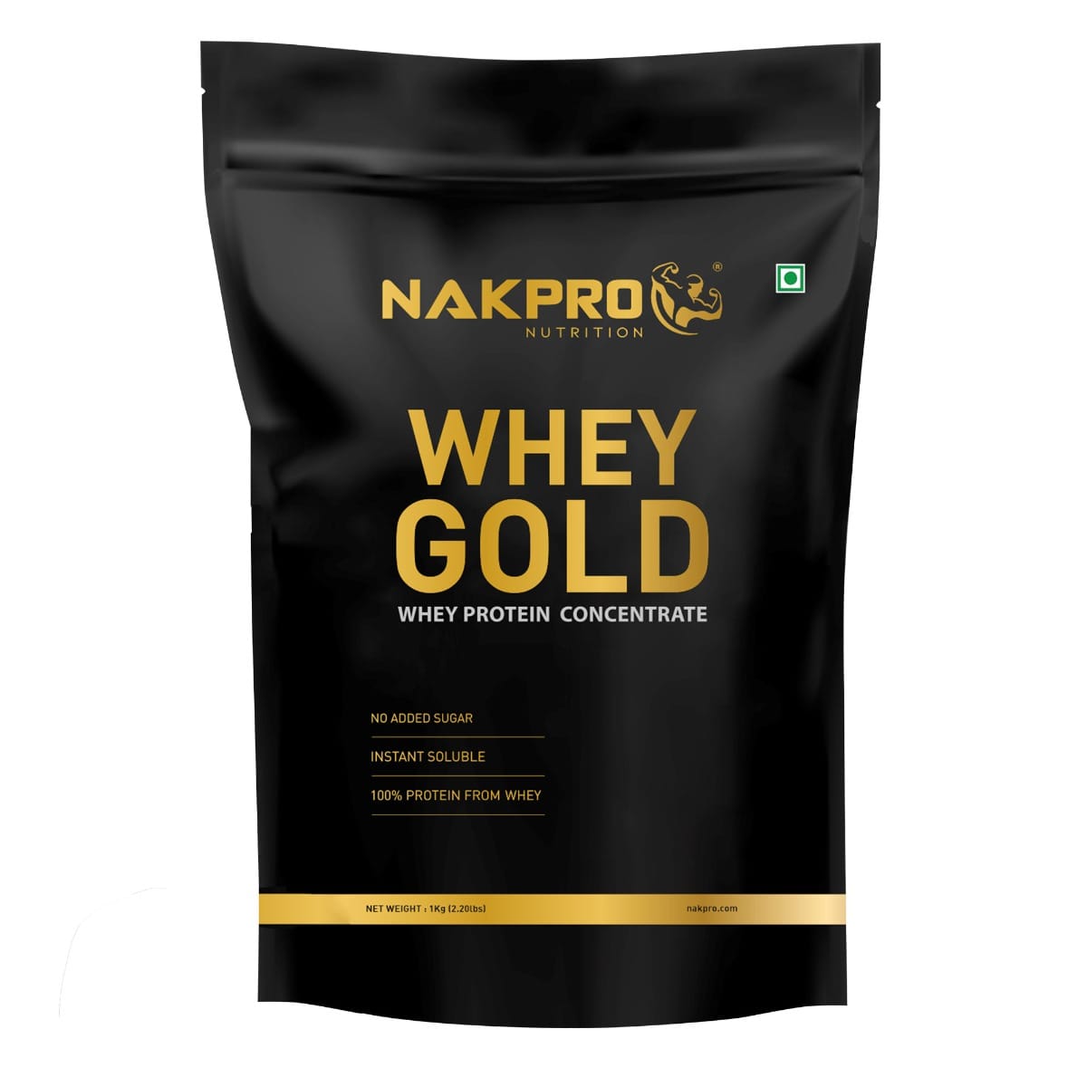 

NAKPRO Gold 100% Clean Raw Whey Protein Concentrate, 1kg Unflavoured | 28g Protein | Trustified Certified and No Adulteration | Fast Absorbing Whey...