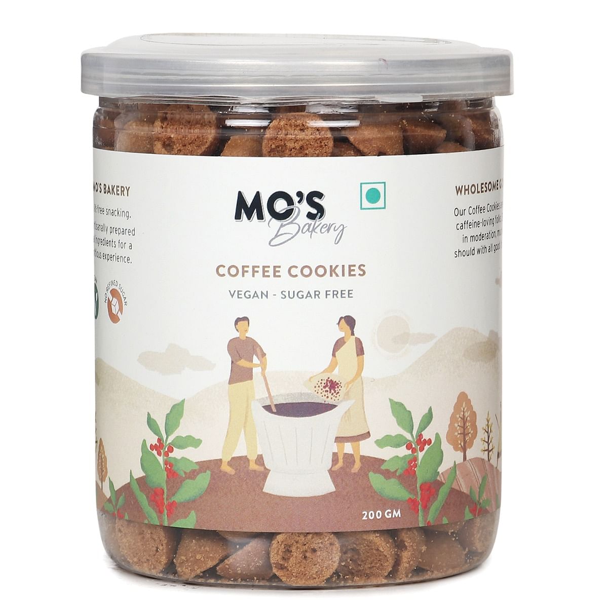 

Mo's Bakery Sugar Free Coffee Cookies - 200g