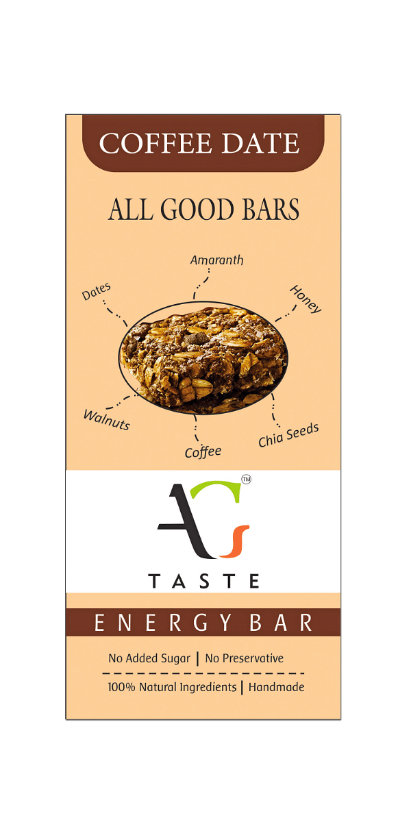 

AG Taste Energy Bars - Coffee Date