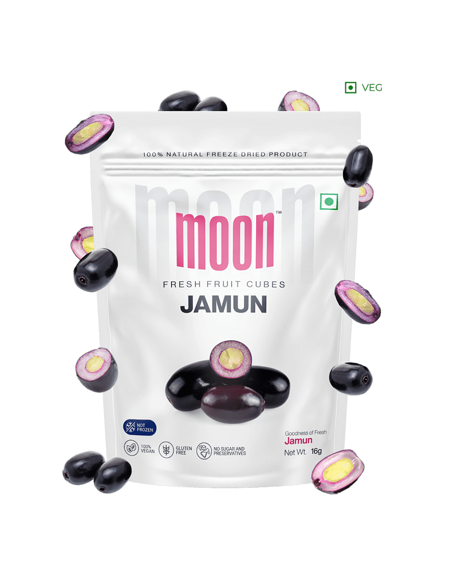 

Moon Freeze Dried Jamun Cubes | Healthy Jamun Snack | 100% Natural, Vegan, No Preservatives, No Added Sugar Gluten Free Snack for Kids and Adults |...