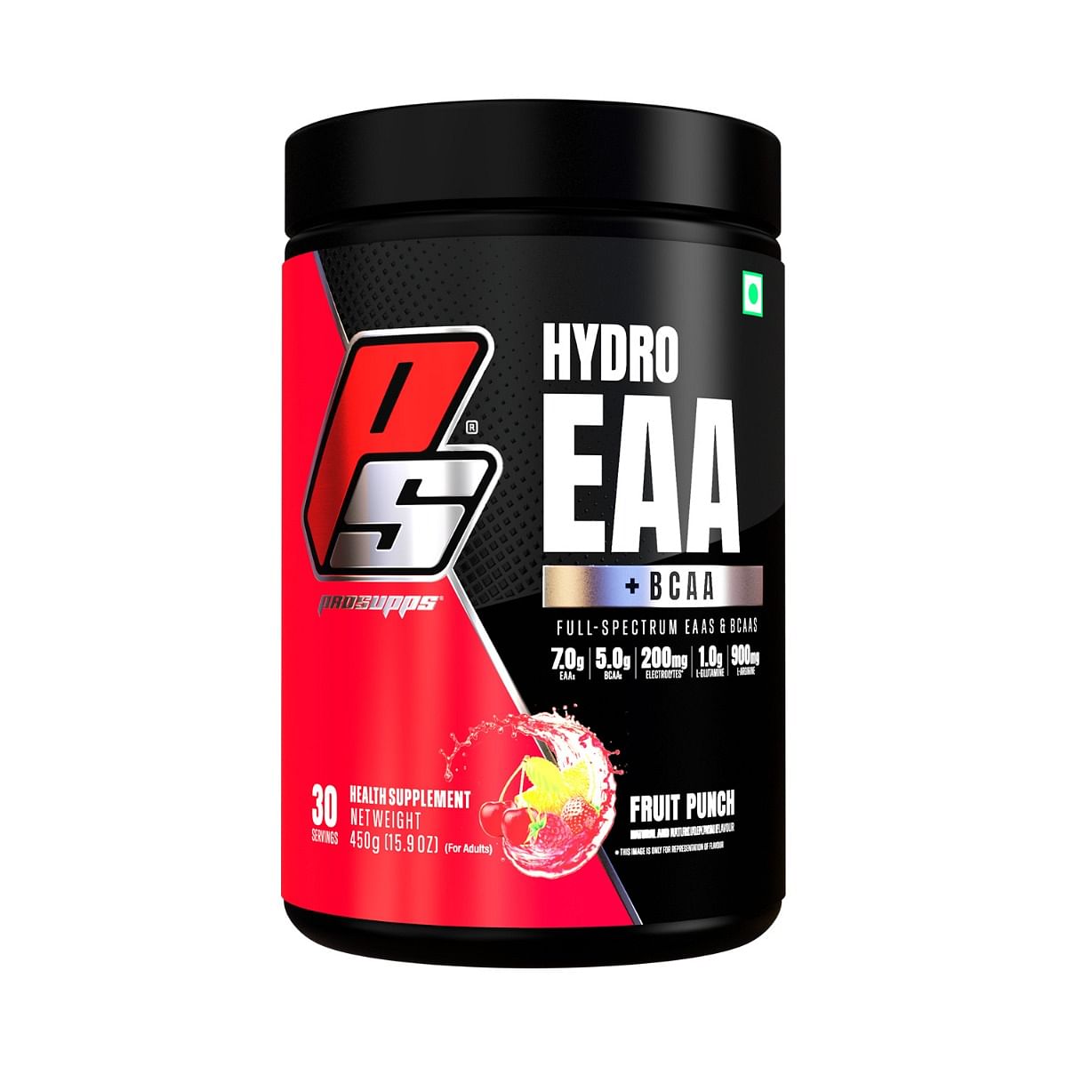 

Prosupps HYDRO EAA + BCAA [30 Servings, Fruit Punch]