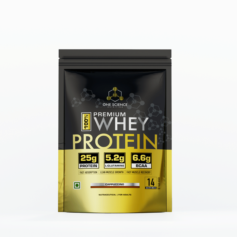 

One Science Nutrition Grass-Fed Whey Protein | Coffee-Boosted 25g Protein, BCAA | Lean Muscle, Energy & Recovery | Cappuccino Flavour, 1lb