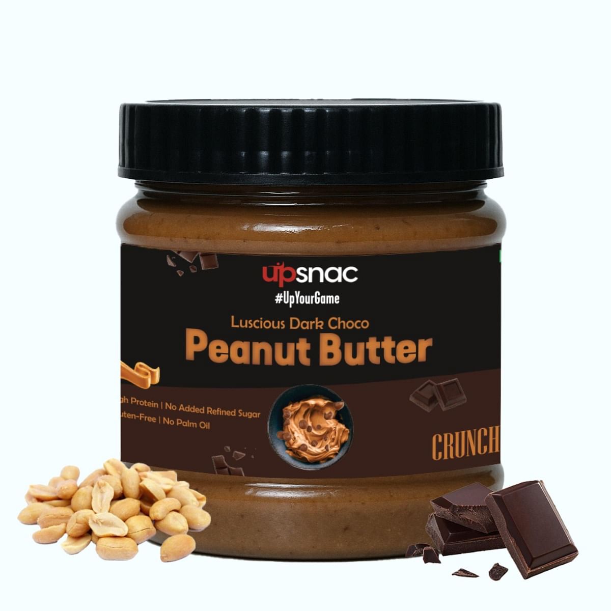 

Upsnac Luscious Dark Choco Peanut Butter (Crunchy) 300g