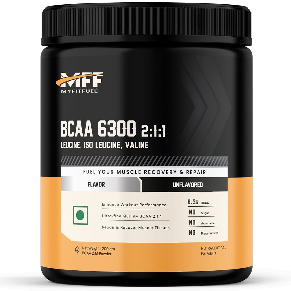 

MyFitFuel BCAA 6300 2:1:1 (200 gm) Unflavored