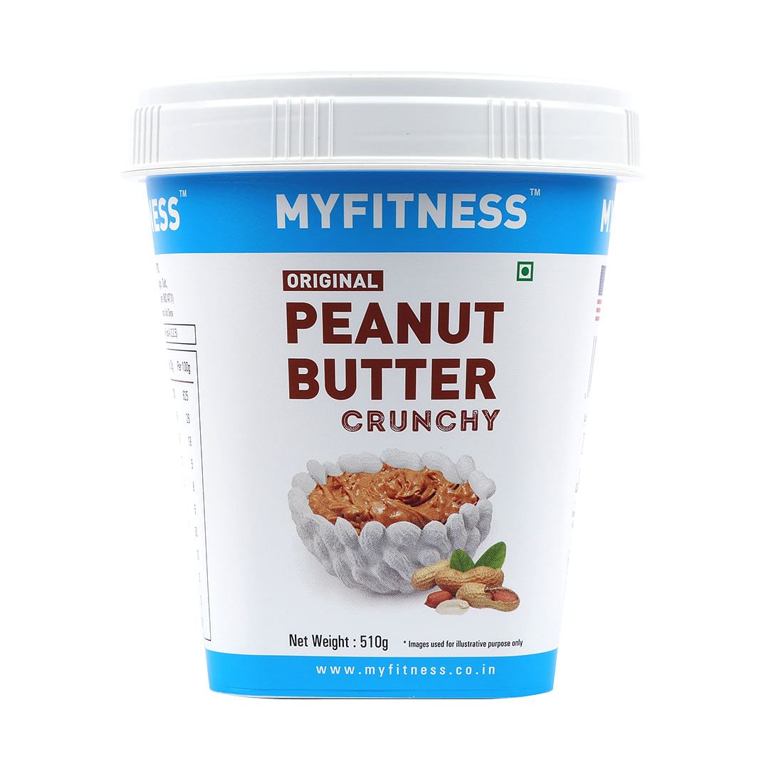 

MYFITNESS Original Peanut Butter Crunchy 510g | 25g Protein to Boost Energy | Tasty & Healthy Nut Butter Spread | Vegan | Cholesterol Free, Gluten ...