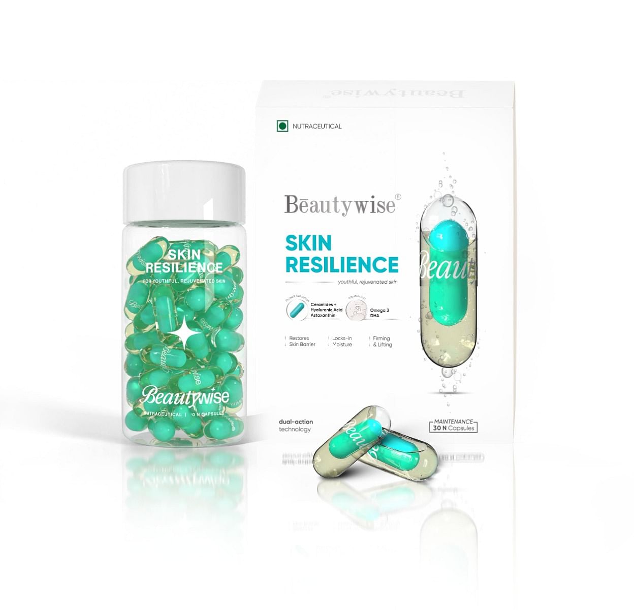 

Beautywise Dual Action Skin Resilience Capsules (30 capsules)