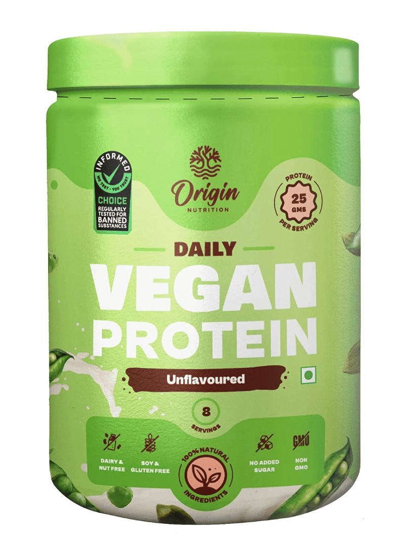 Origin Nutrition 100% Vegan Plant Protein Powder Unflavoured with 25g Protein per serving-image-12