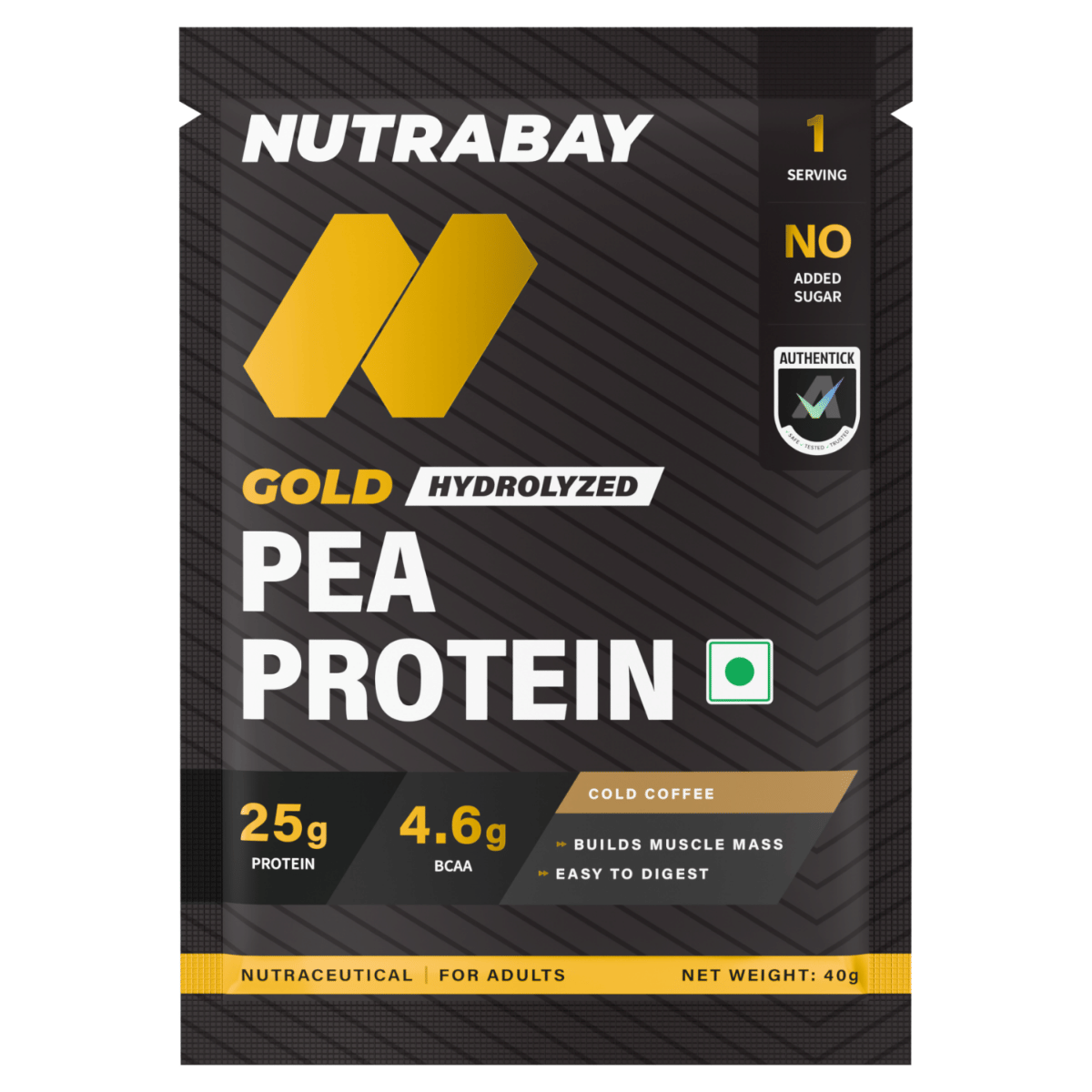 

Nutrabay Gold Pea Protein Powder | 25g Pea Protein, 4.6g BCAA, 5g Soluble Fiber, Healthy Fats | Cold Coffee Flavour | Faster Recovery & Smooth Dige...