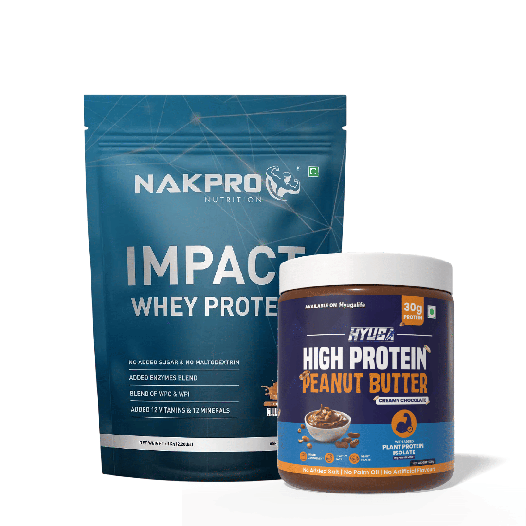 

NAKPRO Impact Whey Protein 1kg | Isolate & Concentrate | 24g Protein & 4.9g BCAA | With Digestive Enzymes for better Absorption - Coffee Flavour & ...