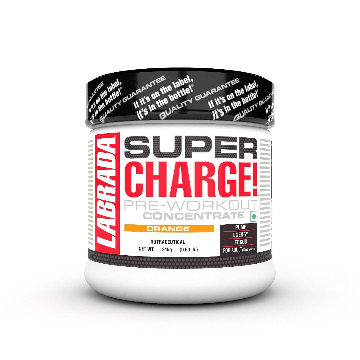 

Labrada Supercharge Preworkout Orange 315g