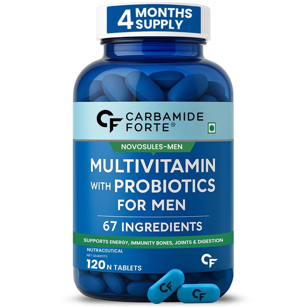 

Carbamide Forte Multivitamin 67 Ingredients Minerals| 120 Veg Tablets | Energy | Immunity | Bones | Joints | Digestion
