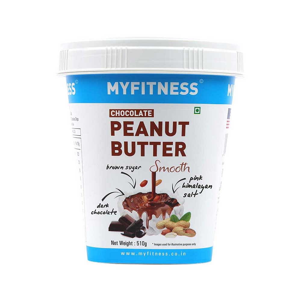 

Myfitness Chocolate Peanut Butter Smooth 510g | 22g Protein | Dark Chocolate Flavour | Rich Protein | Rich Fibre