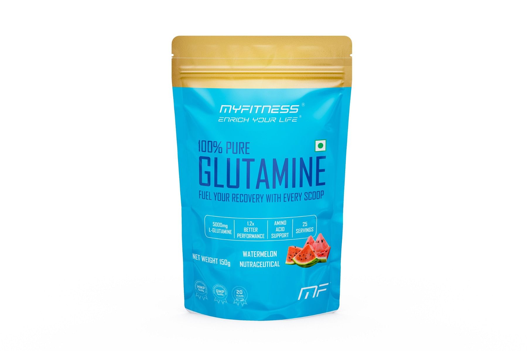 

MYFITNESS 100% PURE GLUTAMINE| 25 SERVINGS | 150g |WITH ADDED ELECTROLYTES | WATERMELON