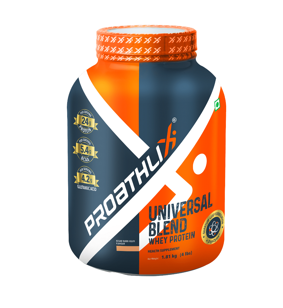 

Proathlix Universal Blend Whey Protein Kesar Rabdi Kulfi 1.81 KG (4 Lbs)
