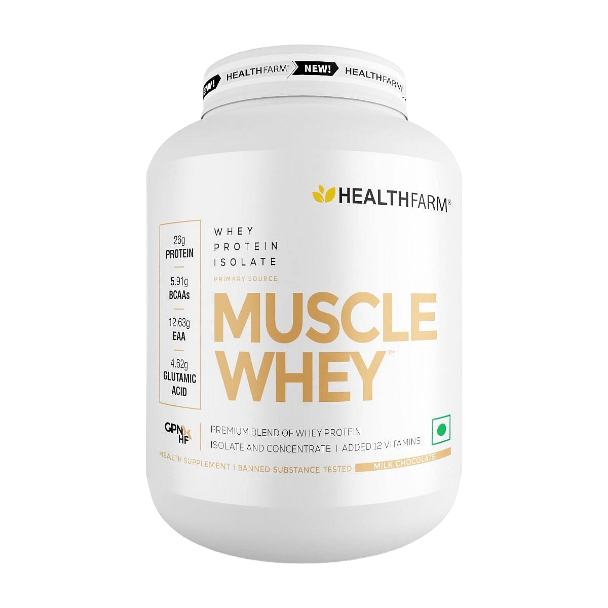 

Healthfarm Muscle Whey protein (Milk Chocolate, 2kg)