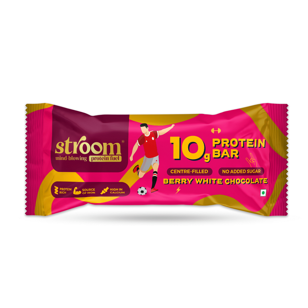 

STROOM-Berry White Chocolate 10G Protein Bar - Single