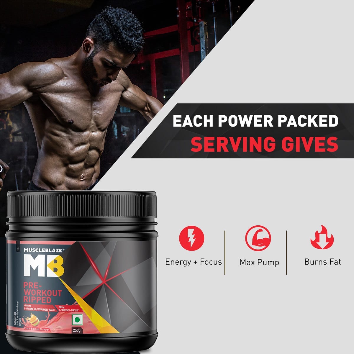 MuscleBlaze Pre Workout Ripped
