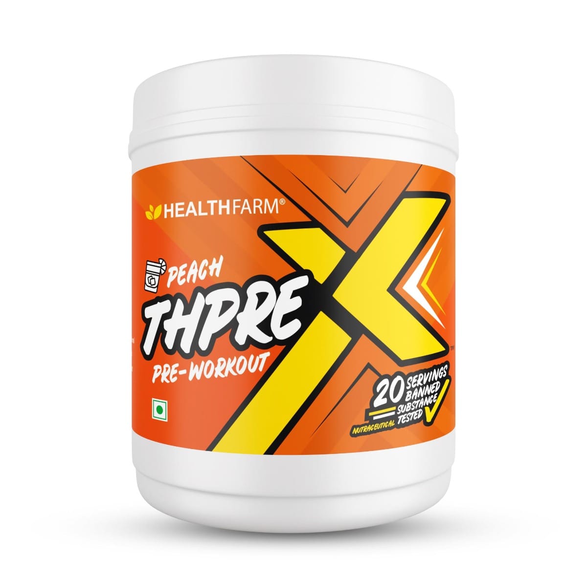 Healthfarm ThPre Workout Powder| Sports Nutrition Supplement for Men & Women - For Working Out, Hydration, Mental Focus & Energy