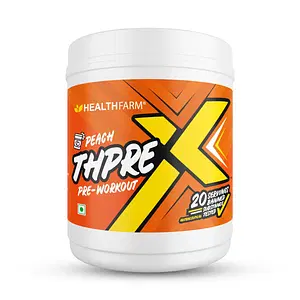 Healthfarm ThPre Workout Powder| Sports Nutrition Supplement for Men & Women - For Working Out, Hydration, Mental Focus & Energy 