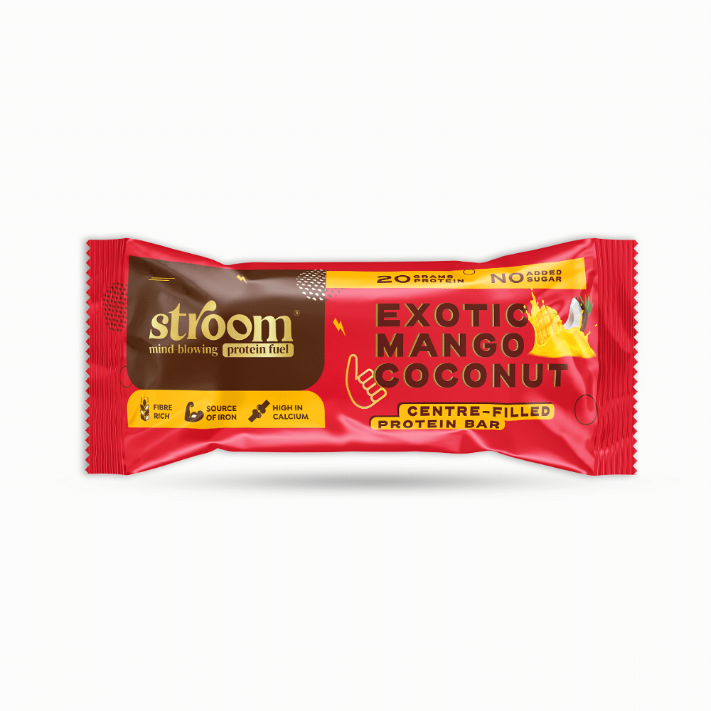

STROOM-Exotic Mango Coconut 20G Protein Bar - Single