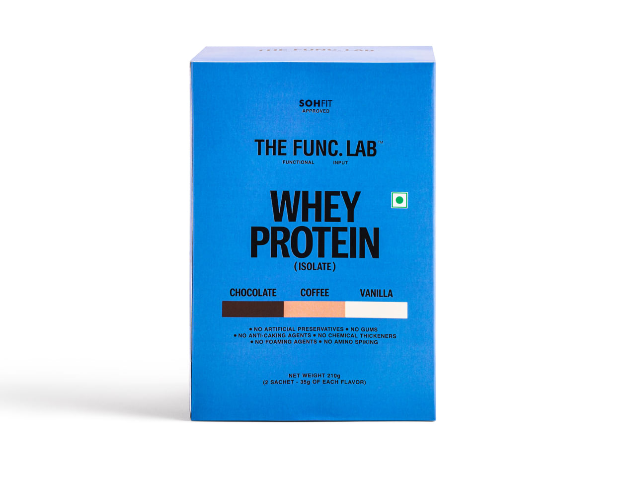 

The Func. Lab Whey Protein Isolate - Assorted Flavour Travel Packs | 6 Sachets (35g each) | Grass‑Fed, 29-30g Protein per Scoop | High Protein Supp...