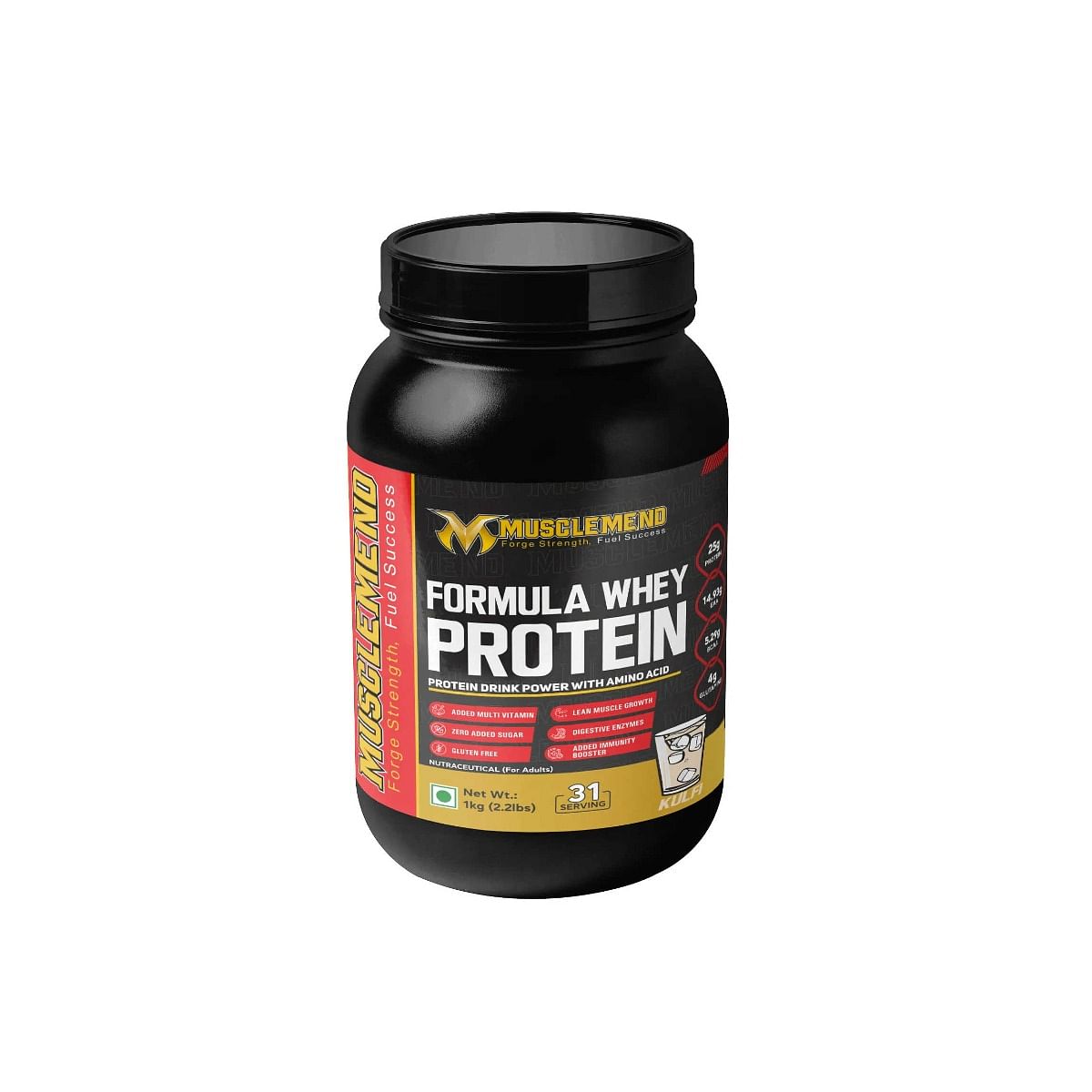 

MUSCLEMEND FORMULA WHEY PROTEIN | High Protein Powder (Kulfi) 1kg