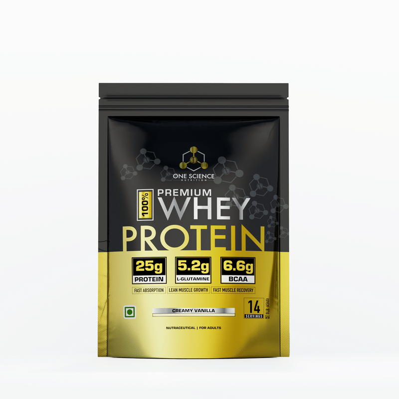 

One Science Nutrition Grass-Fed Whey Protein | 25g Protein per Scoop | Lean Muscle Gain, Smooth Digestion & Fast Recovery | Creamy Vanilla, 1lb